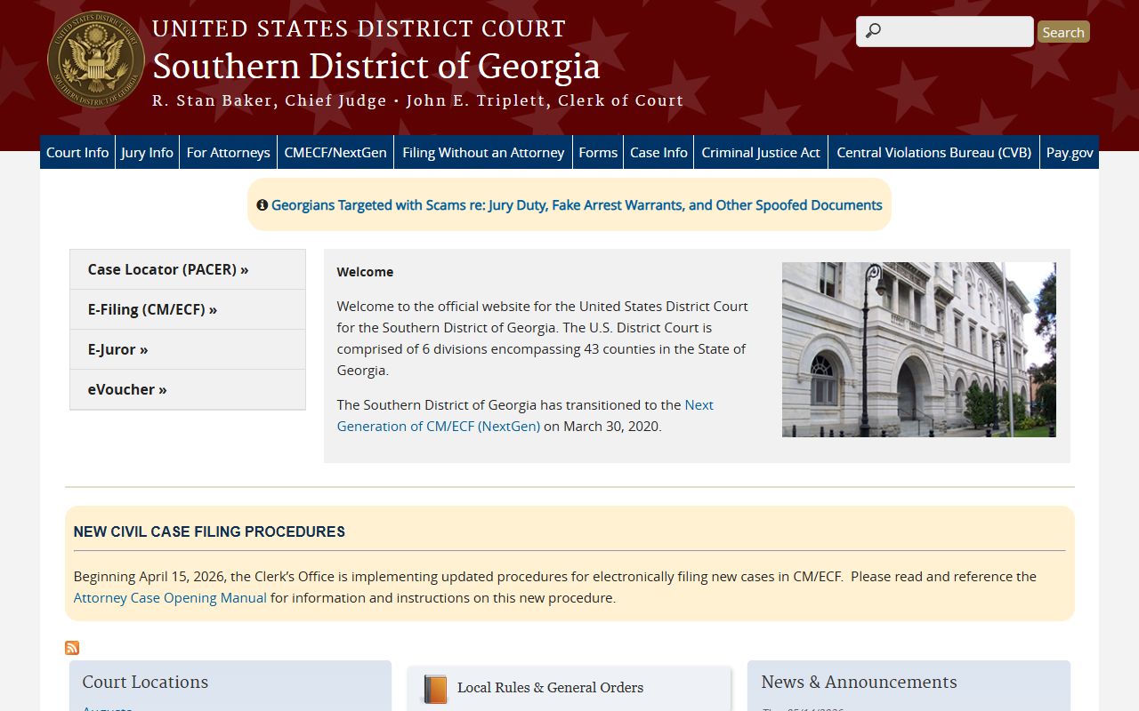 Long County Superior Court federal district court distinction