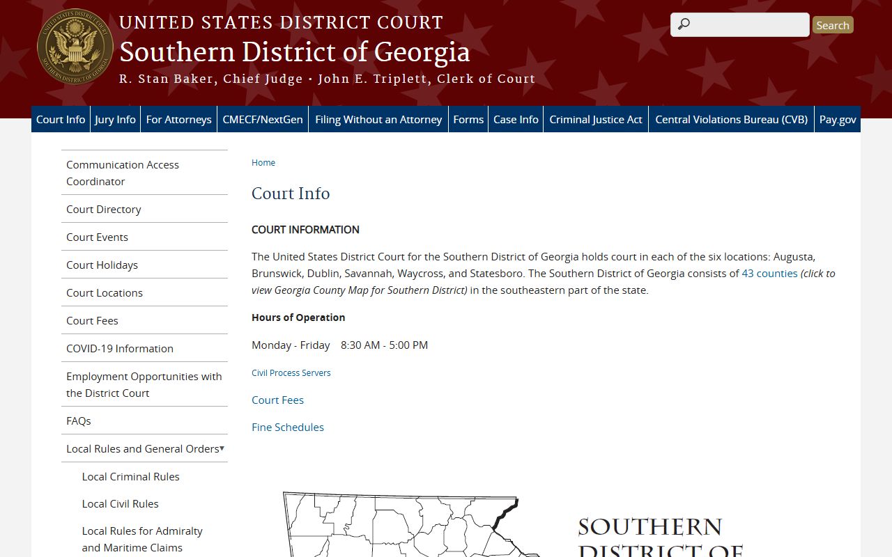Long County Superior Court Southern District court information